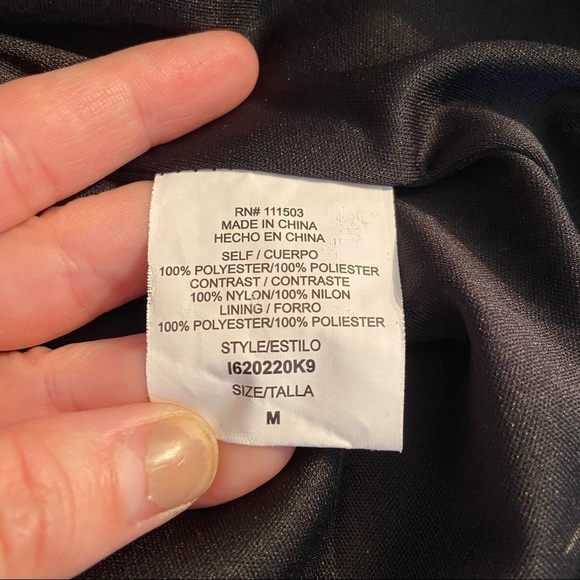 🛍3/$30 As U Wish black sequinned dress in size medium - Picture 6 of 10